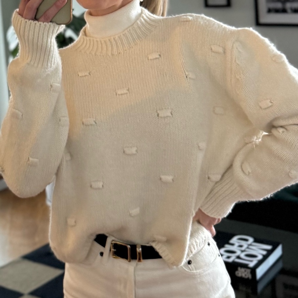 Cream sweater